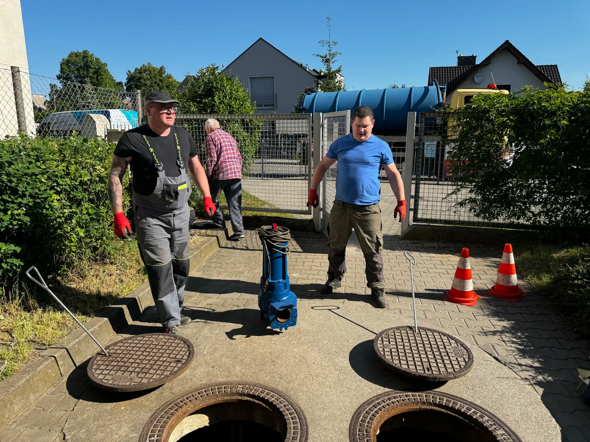 Zespół ZIĘBUD Expert przy przepompowni ścieków — pogotowie kanalizacyjne 24h we Wrocławiu